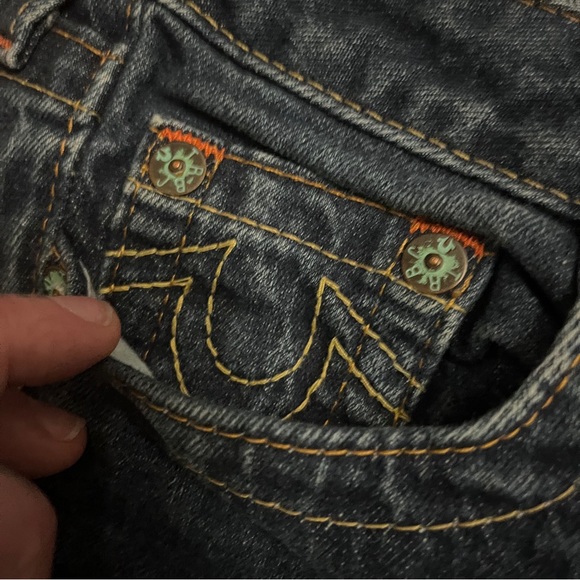 True Religion Johnny Dark Wash sz 25 - Picture 3 of 9